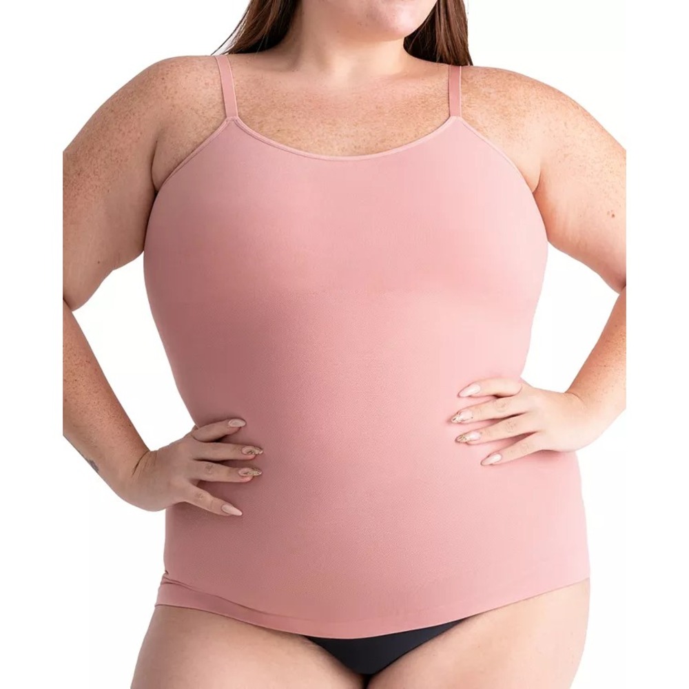 Women's Pink Shapermint Scoop Neck Cami Size XXXL #1137